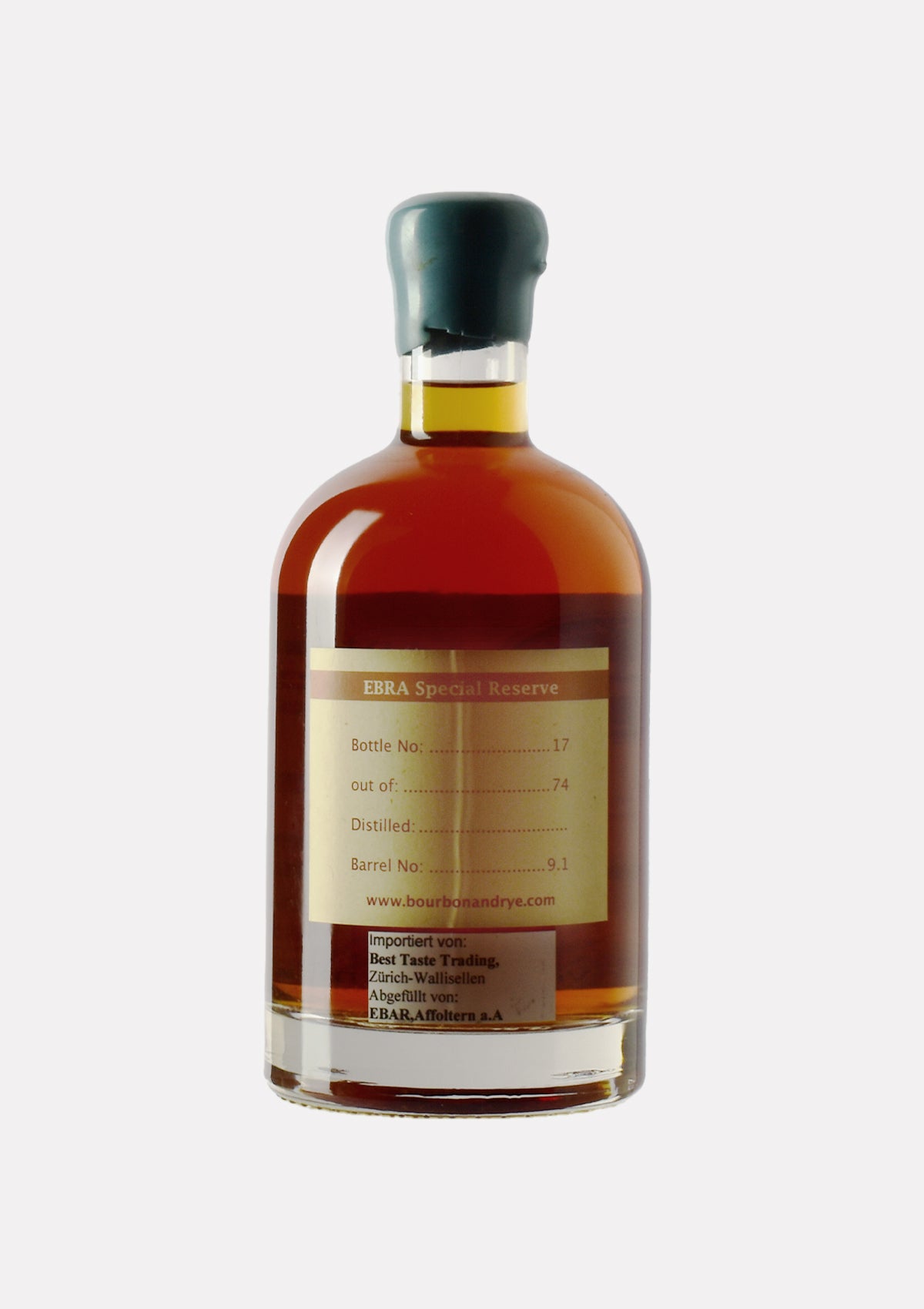 EBRA Straight Bourbon Whiskey 9.1