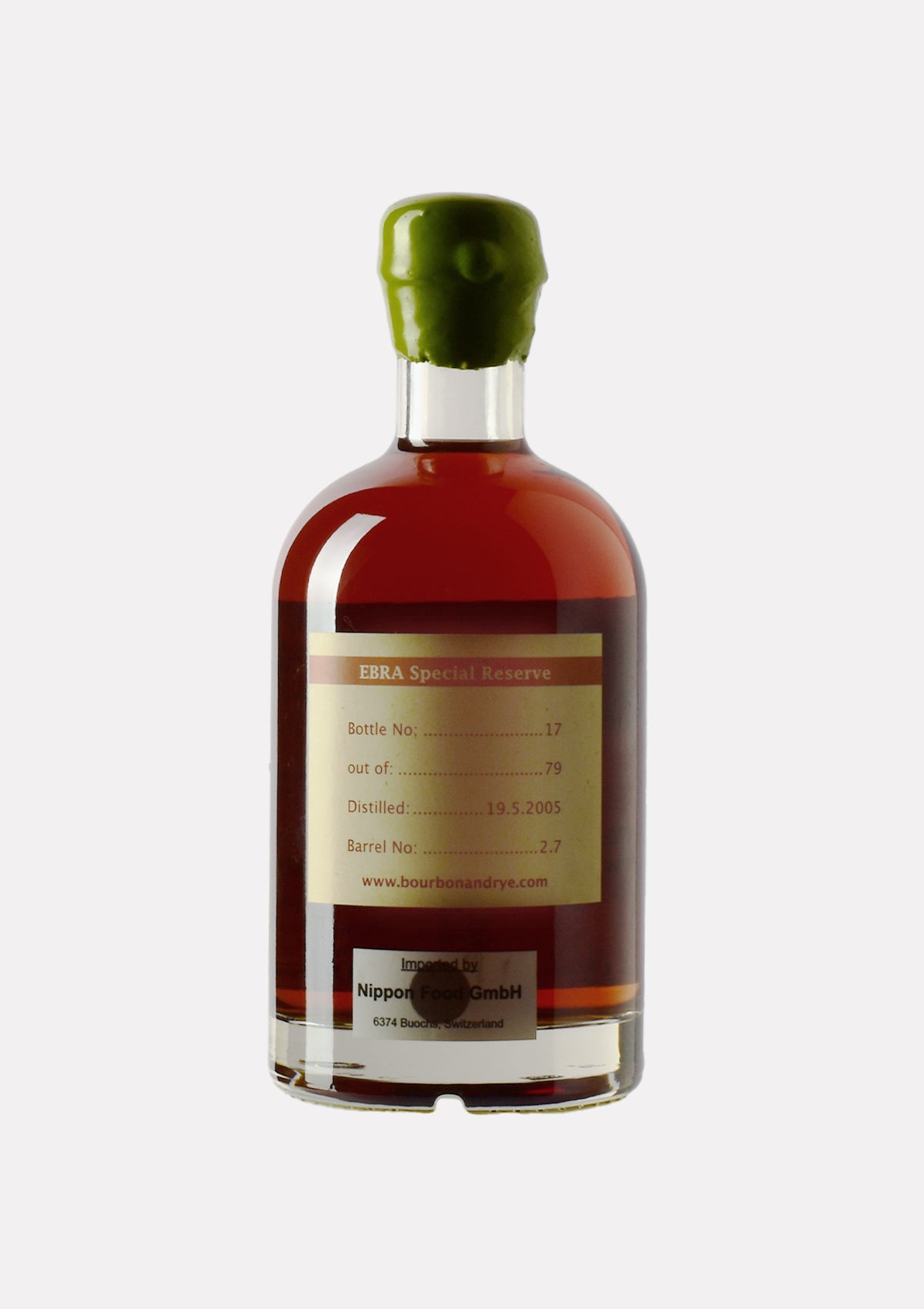 EBRA Straight Bourbon Whiskey 2.7