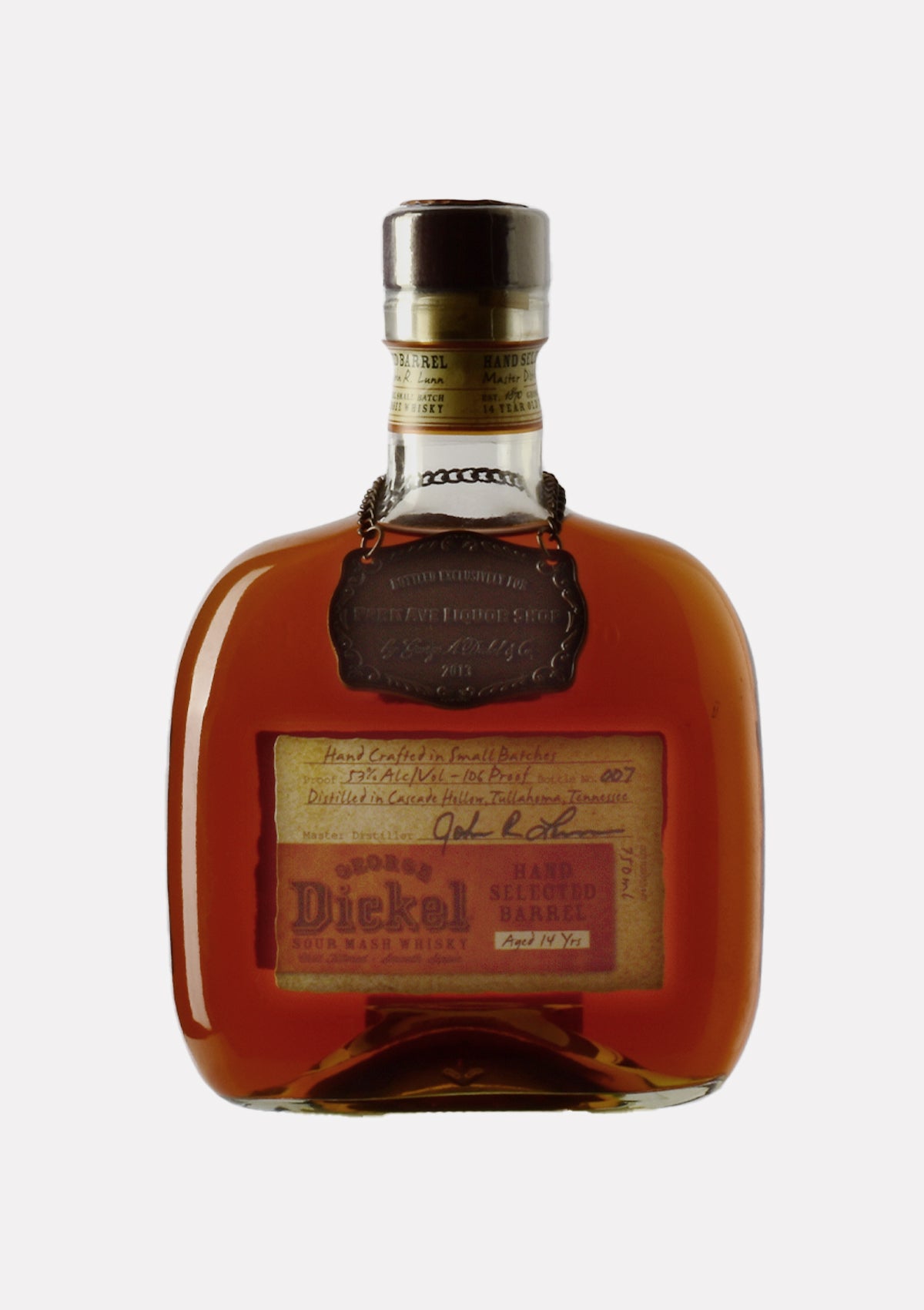 George Dickel 14 Year Old Hand Selected Barrel 2013