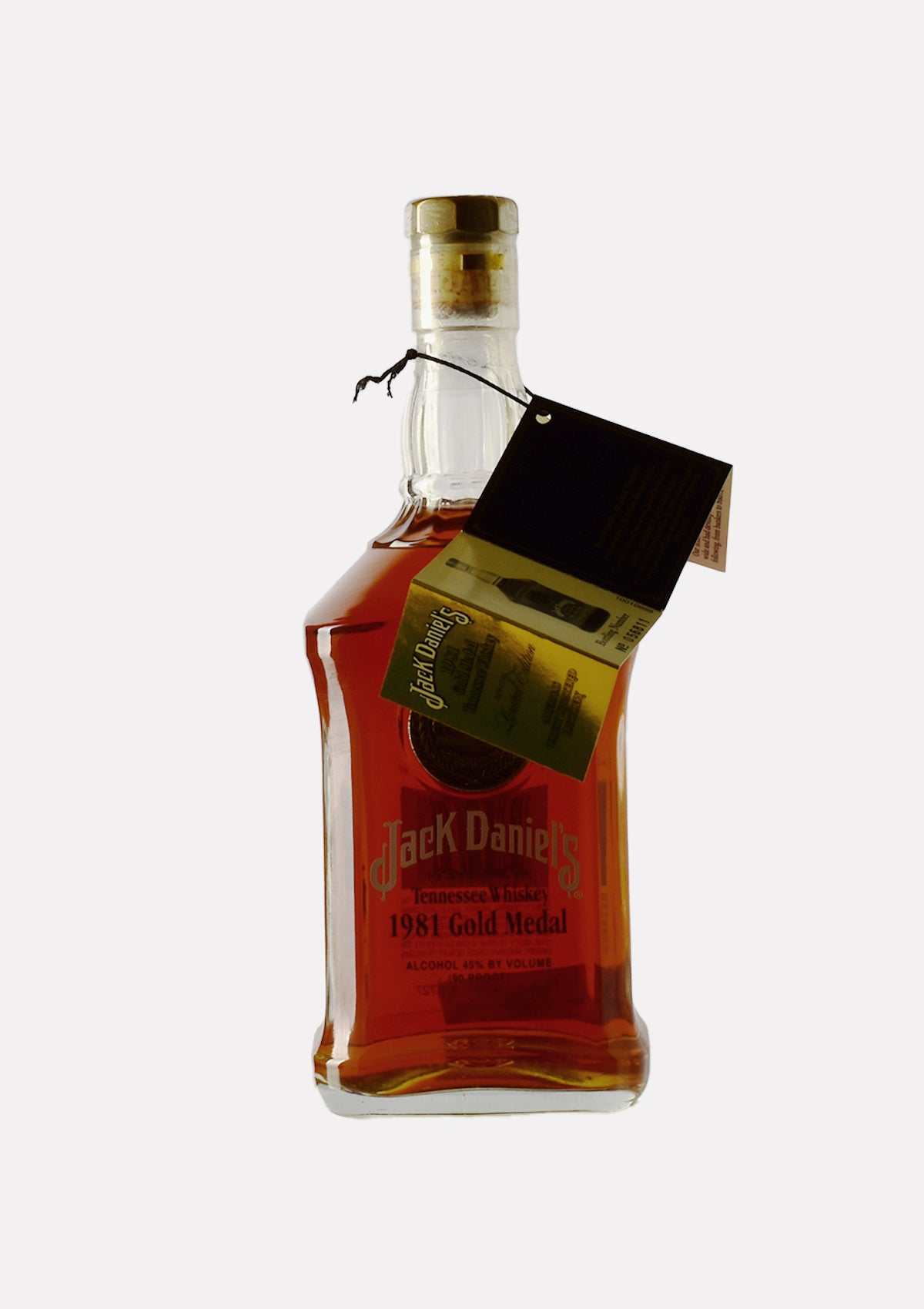 Jack Daniel`s Tennessee Whiskey 1981 Gold Medal