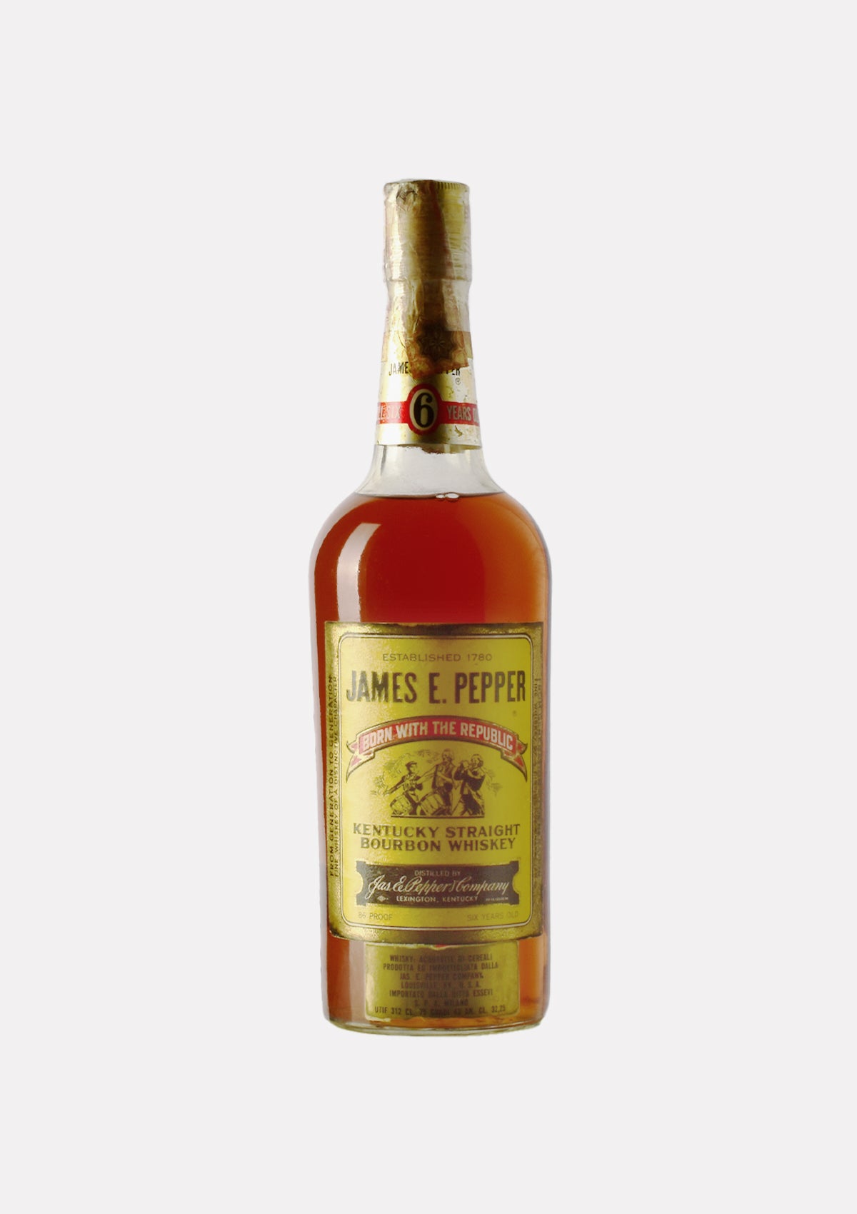 James E. Pepper Kentucky Straight Bourbon Whiskey 6 Jahre