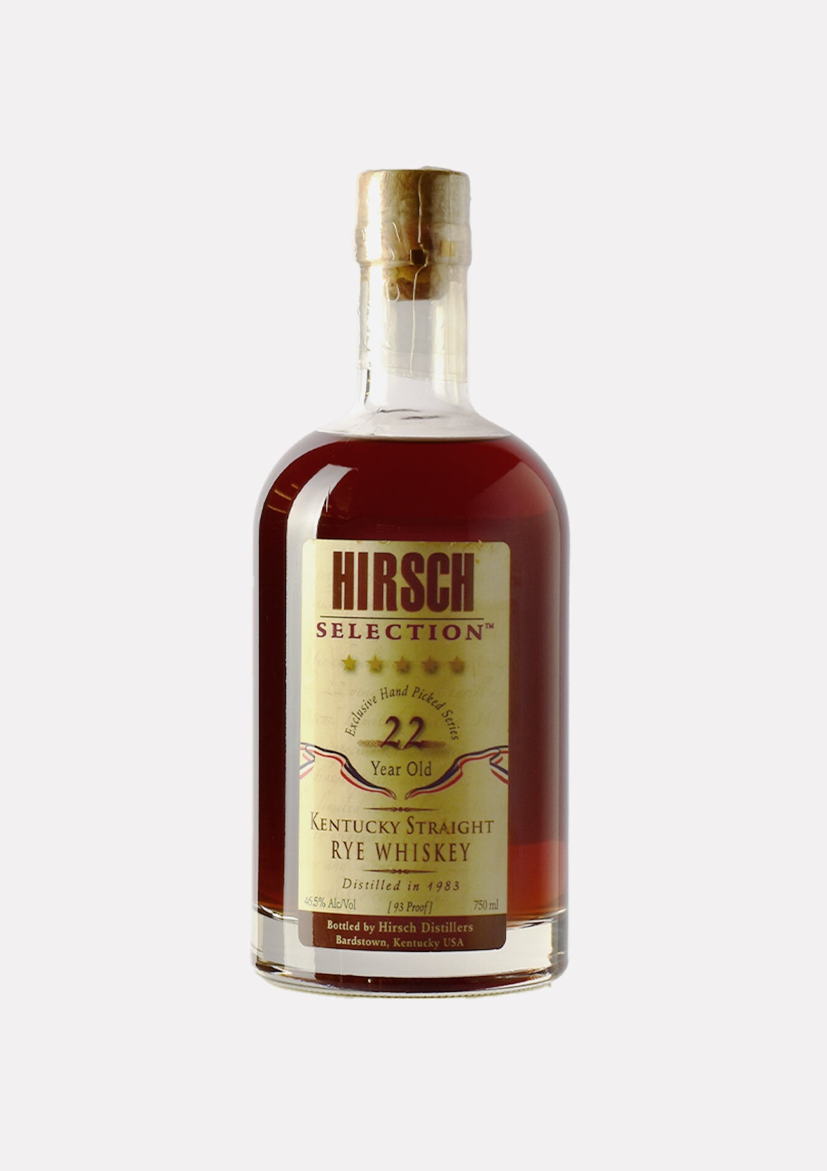 Hirsch Selection Kentucky Straight Rye Whiskey 22 Jahre